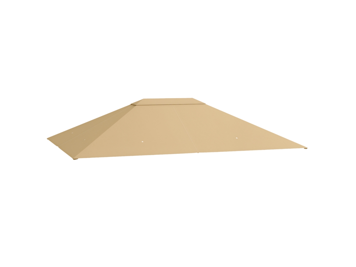 Funda de repuesto para cenador de 3 x 4 m, fabricada en tejido de poliéster resistente a los rayos UV.