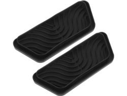 Juego De 2 Bandejas Rectangulares De Silicona Negra Para Recolección De Agua 20 75 Para