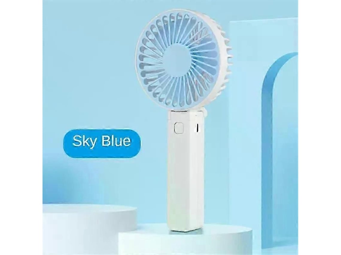 Mini Ventilador Portátil Dobrável Para Mesa, Ventilador De Mão Recarregável Via Usb, Ventilador Para Viagens E Esportes Ao Ar Livre.