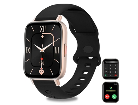 1 Smartwatch de llamada Bluetooth resistente al agua Ip67 de 69 pulgadas para Android Ios BISBISOUS
