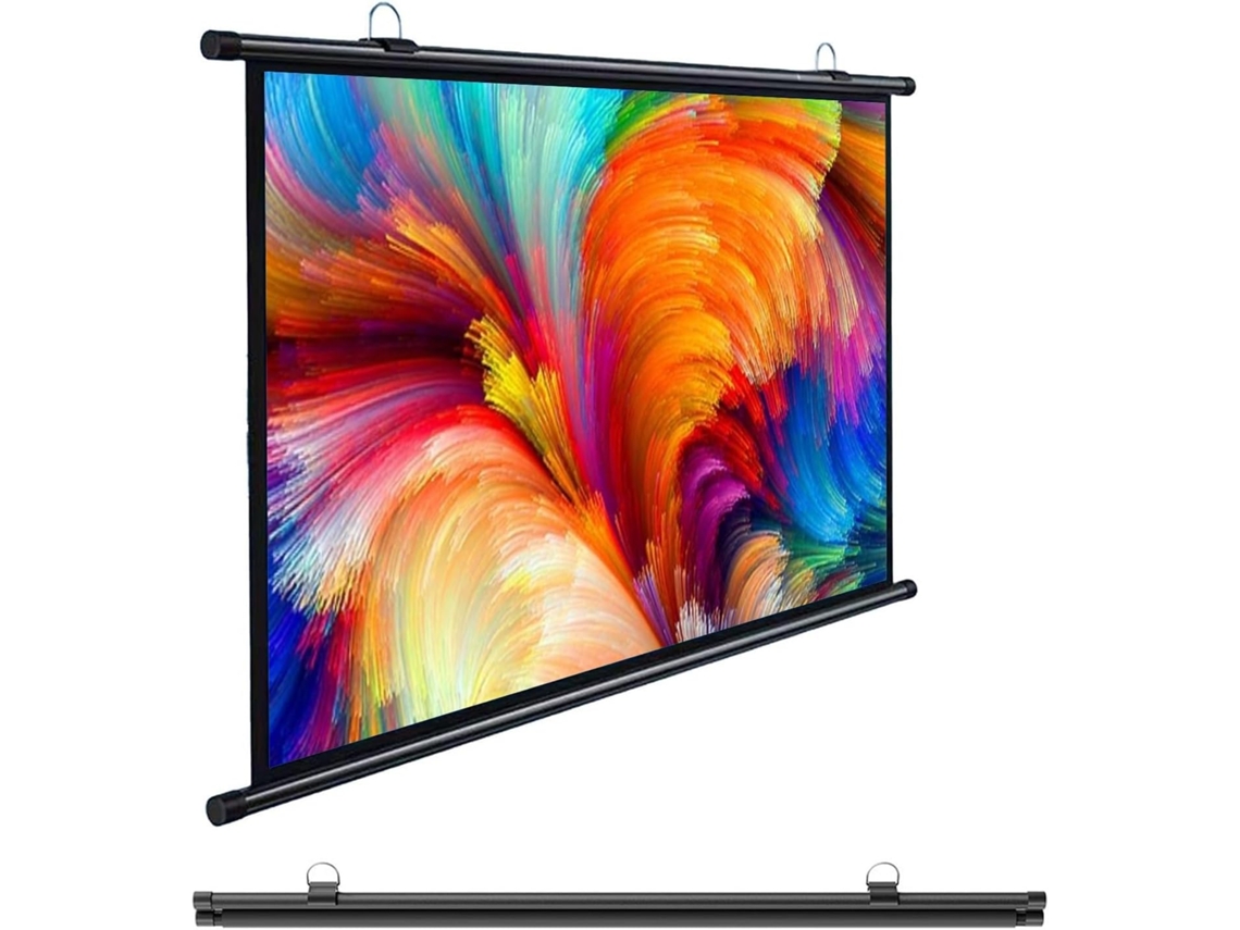 Pantalla de proyección portátil HD de 72 pulgadas, formato 16:9/4:3
