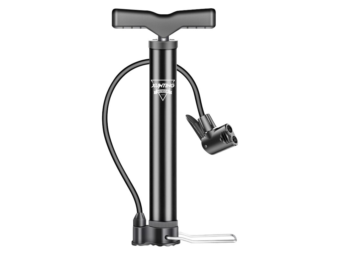 Minibomba portátil para bicicleta Xunting de 140 psi para bicicletas de carretera, montaña y baloncesto.