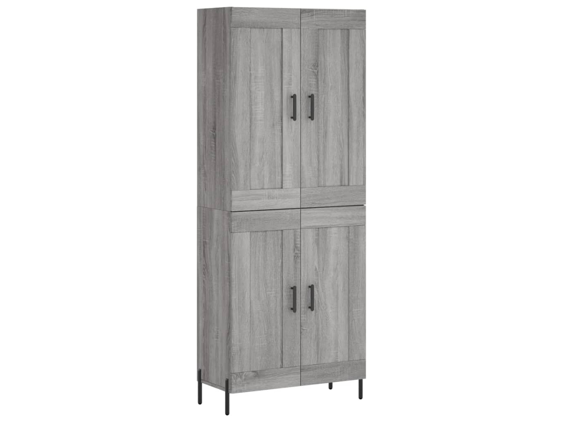 Mueble Alto 69,5x34x180 Cm Derivados de Madera Gris Sonoma EXCLUSIVO MAISON