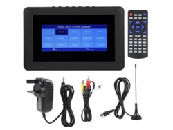 Televisión móvil digital con pantalla LED TFT de 9 pulgadas DVB-T