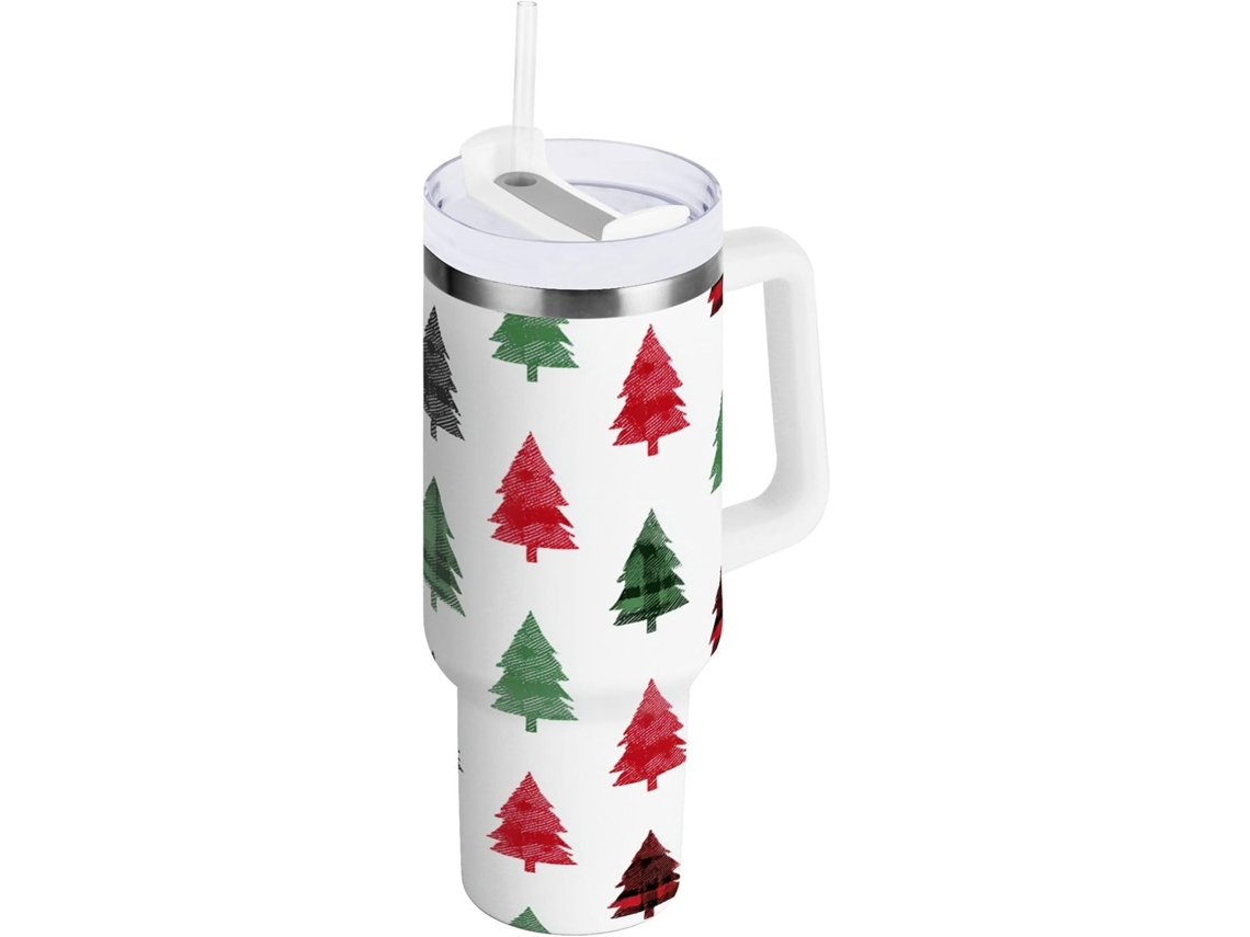 Árbol Navidad Vaso Botella Taza Acero Inoxidable - Vaso Térmico Portátil