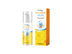 La espuma limpiadora bucal Oralhoe Propolis elimina las manchas y refresca.