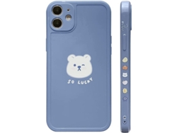 Bonita Funda Para Iphone 11 Con Diseño De Oso Pardo Pintado Y Mejillas De Oso: Moderna, Delgada, Suave Y Flexible, Ideal Para Mujeres Y Niñas.