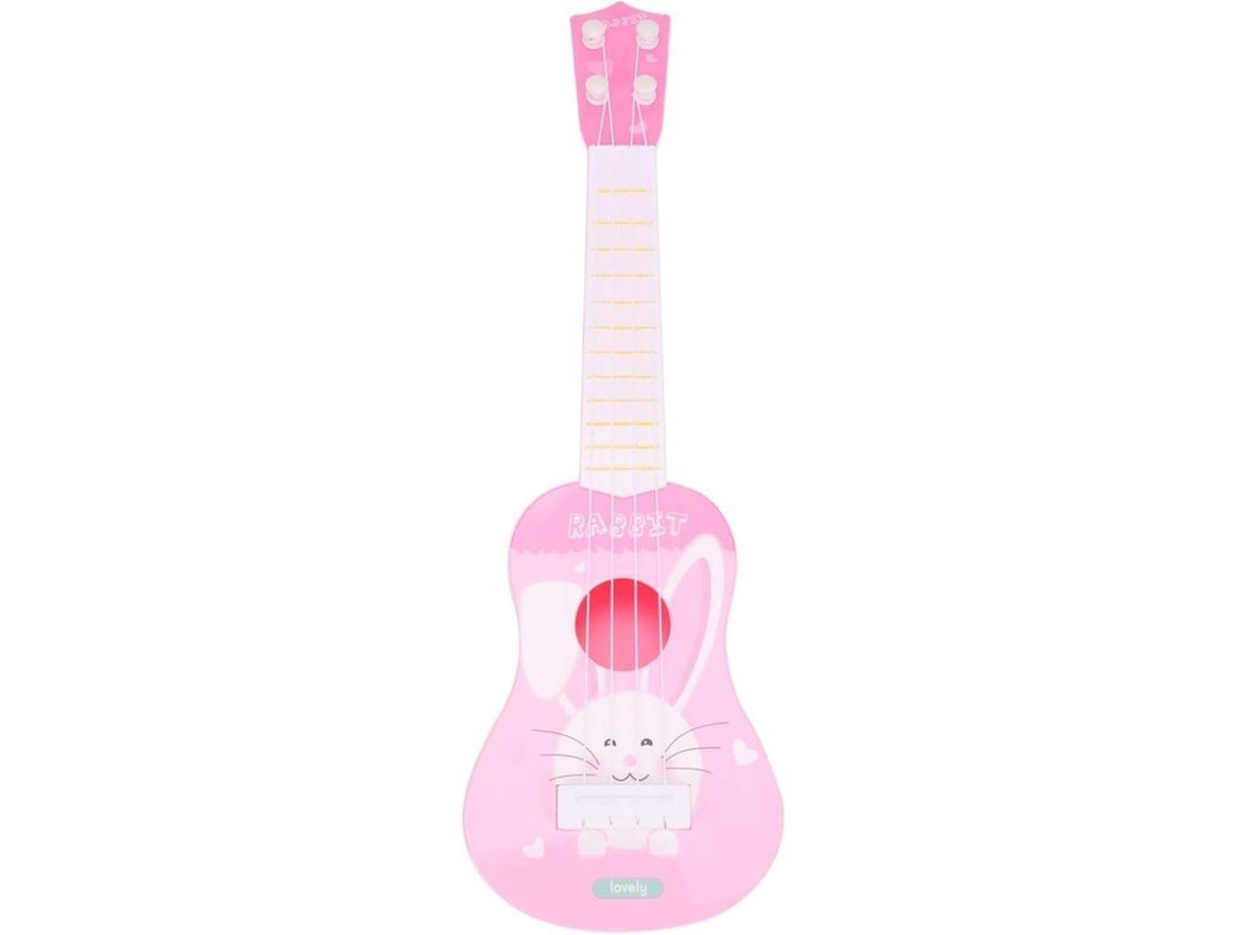 Mini Ukelele De Juguete, 4 Cuerdas, Instrumento Musical Infantil, Plástico, Conejo De Dibujos Animados, Educación Temprana.