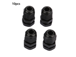 Yncm2026-10 Piezas Conector De Cable Nylon Plástico Impermeable Ip68 Pg7
