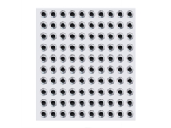Ojos Adhesivos De Jig Para Cebo De Pesca Holográfico 3d 8mm Plata Para Amarrar Moscas Y Señuelos