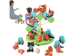 Juegos De Apilamiento, Pájaro Madera En Equilibrio, Juego Grande,