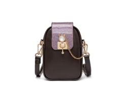 2026-bolsa Cruzada Mini Para Mujer De Cuero Pu Vertical Con Cremallera Para Teléfono Móvil Y Billetera