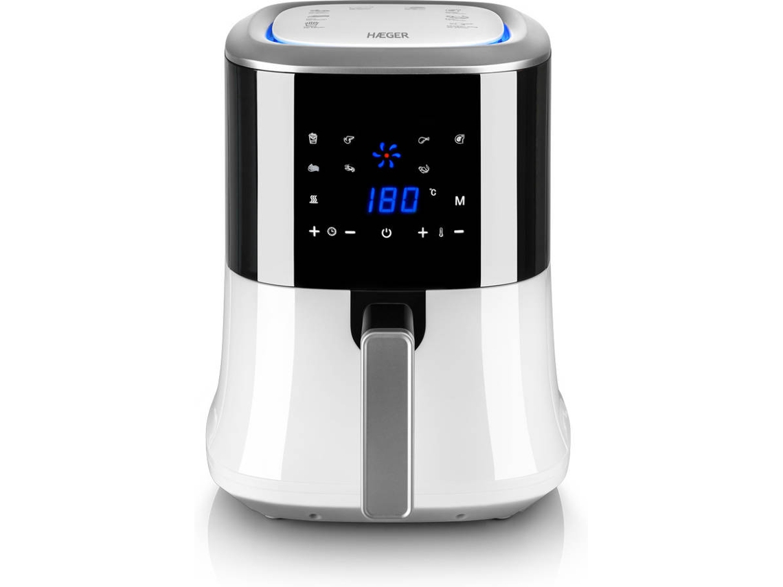 Freidora de Aire Digital HAEGER Aero Fryer (2.2L - Blanco)