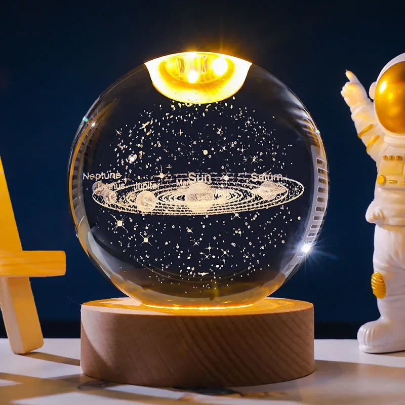 (estilo 19 60 Mm) Bola De Cristal De 60 Mm Grabada Con Láser 3d