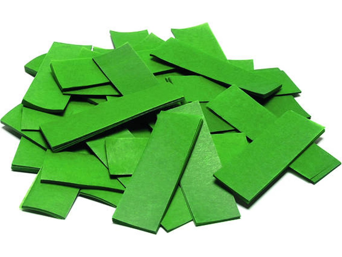 Confeti TCM 55x18 mm, Oscuro Verde, 1kg