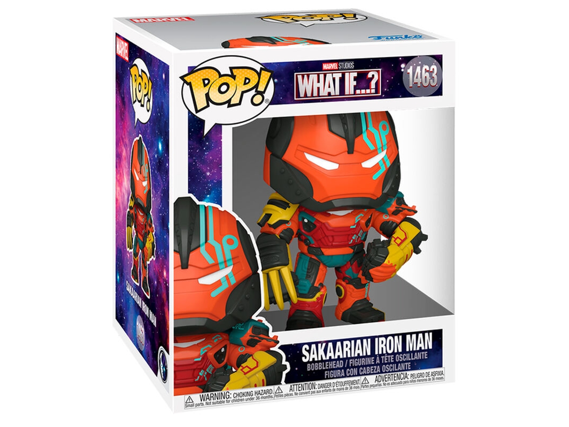 Figura Pop Super Marvel What If Sakaarian Iron Man Funko
