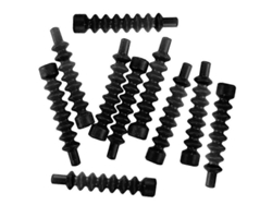 10 Fundas Protectoras De Goma Para Frenos V-brake De Bicicleta, Resistentes Al Agua Y Al Polvo, Para Bicicletas De Montaña, Color Negro.