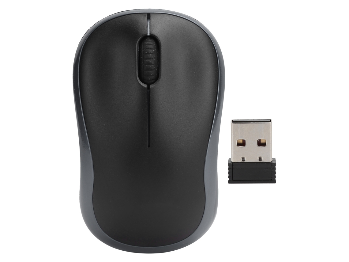 Mouse Sem Fio 2.4ghz 1000dpi Usb Para Notebook Pc Desktop Windows Laptop Office Cinza