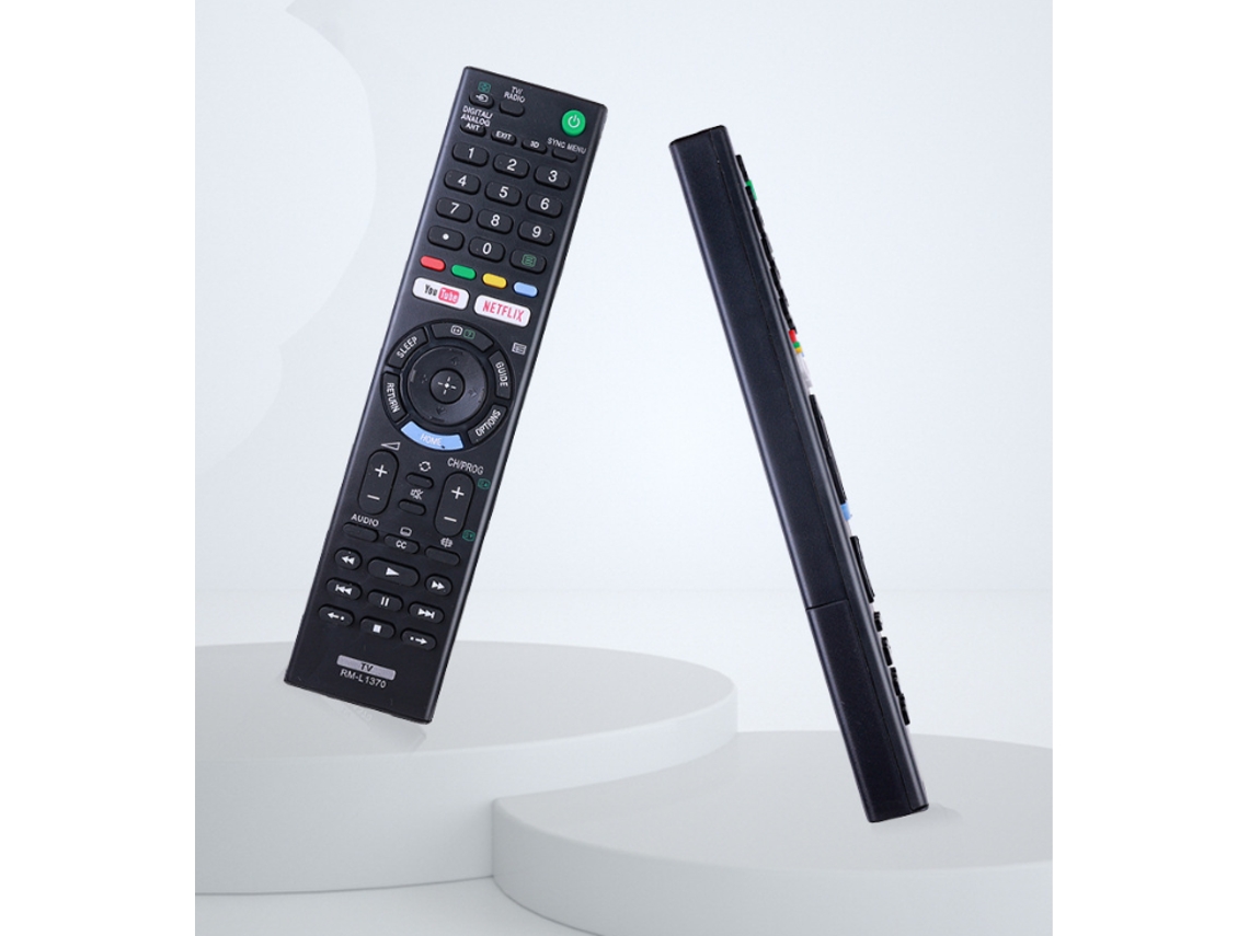 Sony Rm-l1370 Universal Remote Control Para Tv Lcd Botones De Acceso Directo Youtube Y Netflix
