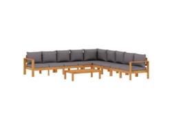Maison Exclusive - Set De Sofás De Jardín Con Cojines 6 Pzas Madera Maciza Acacia