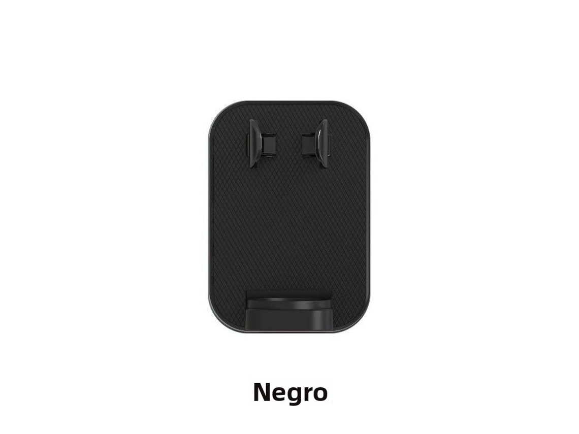 Portacepillos de dientes eléctrico para parejas, organizador de baño con almacenamiento y drenaje Mdug (negro)