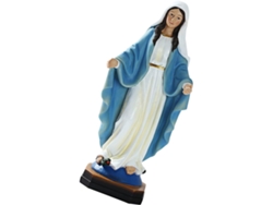 1 Estatua De Resina De La Virgen María, Decoración Clásica Para Iglesias, Adorno Religioso...
