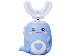 Cepillo de dientes eléctrico GOKOCO en forma de U para niños, con bonitos animales de dibujos animados y cerdas de silicona suave.