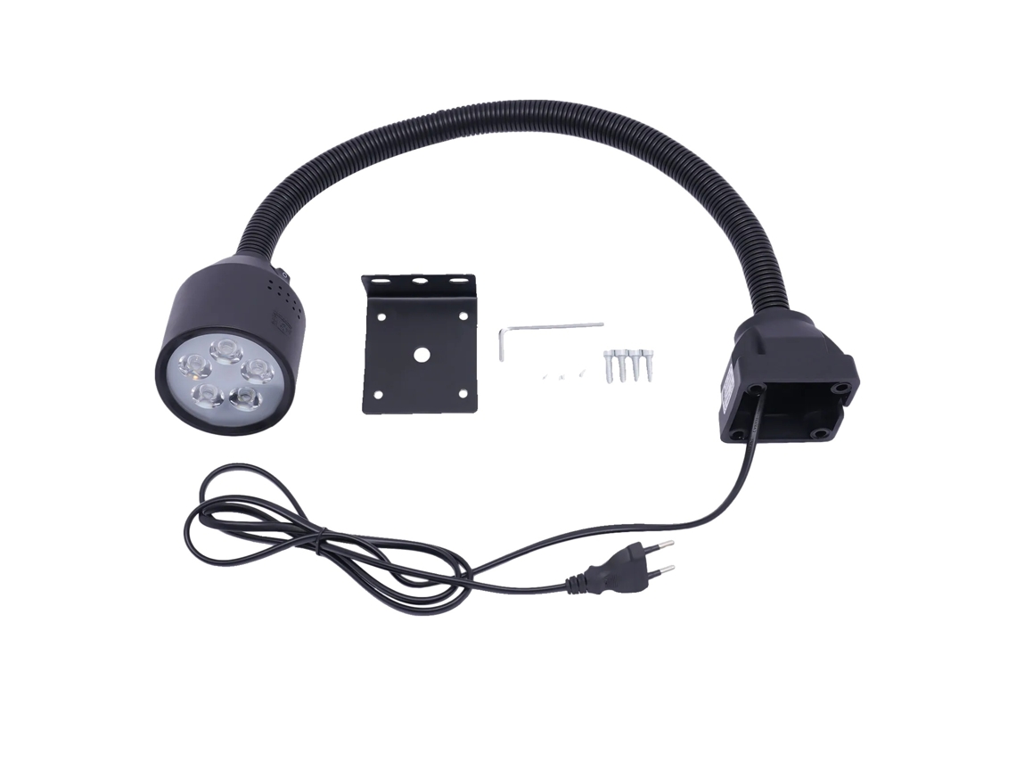 Lámpara para máquina CNC, 5 W de potencia, 500 lm de brillo, voltaje 110-220 V, con cable, diseño moderno.