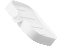 Jabonera De Pared Blanca Escurridor Extraíble Soporte Adhesivo Para Jabón De Baño Y Cocina Organizador Práctico Para Mantener Jabón Sec