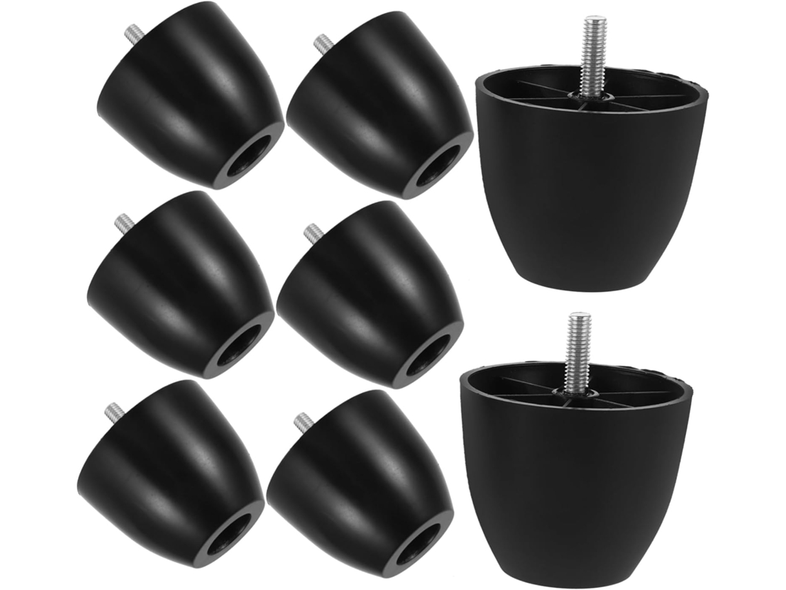 Patas 8 Piezas Muebles Plástico Ajustables Sofás Sillas