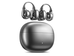 Auriculares intrauditivos, inalámbricos Bluetooth 5.4, abiertos, ligeros, con puente en forma de C (negros)