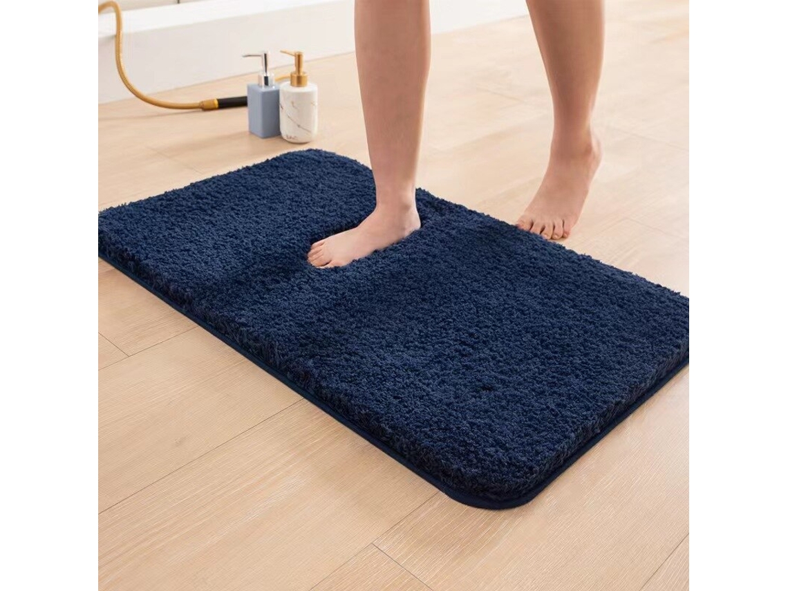 (hai Lan) Alfombrilla De Felpa Gruesa De Alta Calidad, Absorbente Y Antideslizante, 1 Pieza.