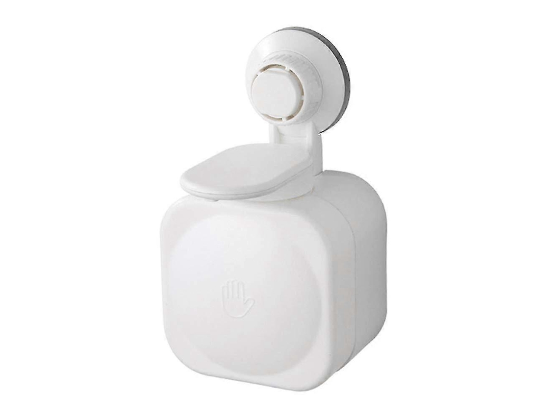 Dispensador de jabón con ventosa, de pared, ABS, impermeable, para baño y hogar, color blanco Rosewell