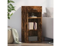 Aparador Madera De Ingeniería Roble Ahumado 40x42,5x93 Cm