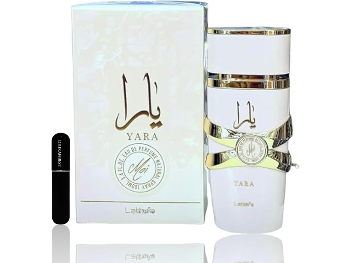 Perfume Yara Moi (Original) Para Mujer 100mlREGALO Atomizador 5ml DRIKANBEST Recargable