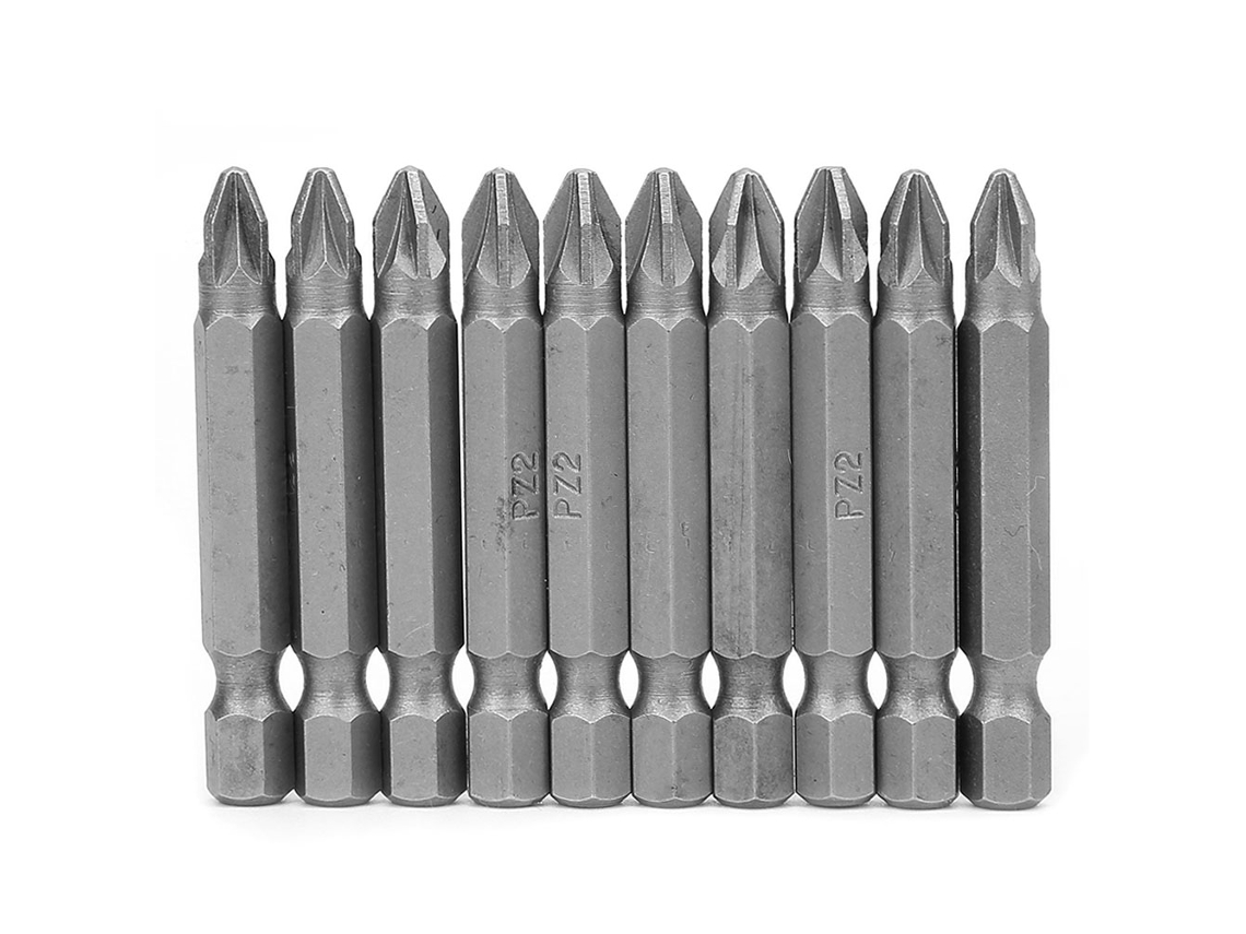 Juego de puntas magnéticas antideslizantes para destornillador eléctrico Pz2