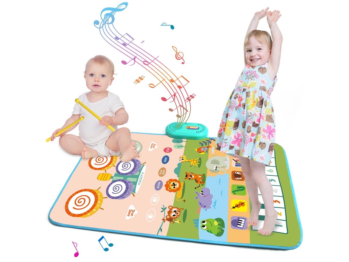 Tapete musical para bebé con piano, juguete educativo multifuncional Digitallab