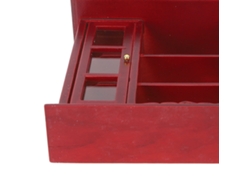 Yncm-armario En Miniatura De Madera Para Casa De Muñecas, Mueble Miniatura Con Estantería Y Gabinete