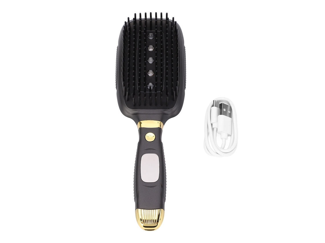 Peine Electrónico De Crecimiento Capilar Con Luz Led Roja Y Microcorriente Biomimética Profesional Para Cabello Negro