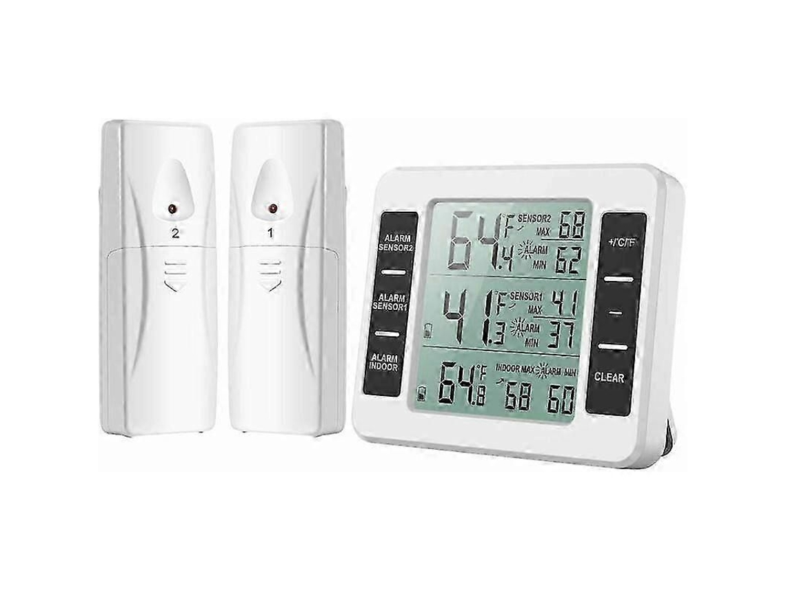 Termómetro para refrigerador, termómetro digital para congelador GOKOCO