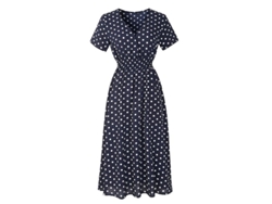2026-vestido Floral De Chiffon Para Mujer Con Cuello V Profundo Y Mangas Cortas, Midi Boho Para Verano Y Playa