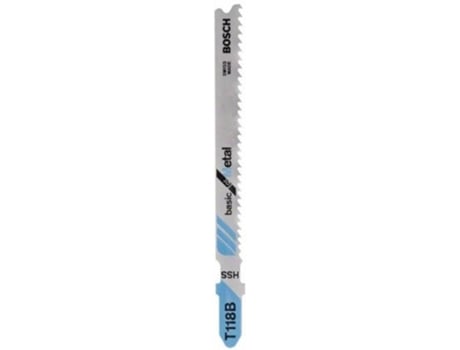Hoja de Sierra de Calar BOSCH Hss - T 118 B Basic para Metal