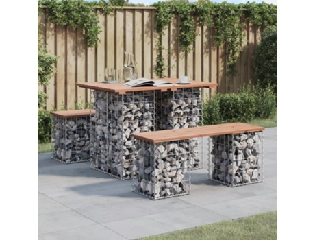 Banco De Jardín VIDAXL Marrón Madera (70x100x72 cm)