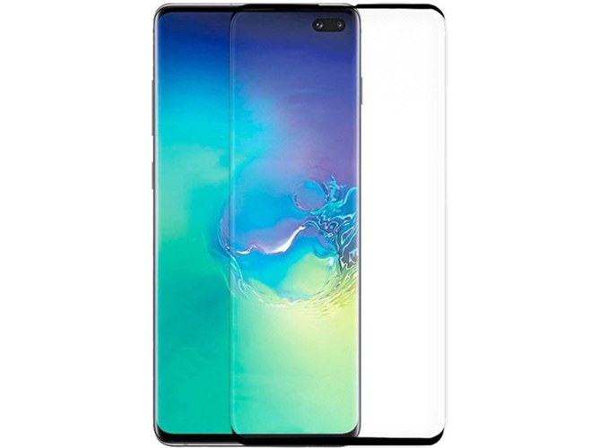 Protector de Cristal Templado Samsung Galaxy S10+ Curvo Negro