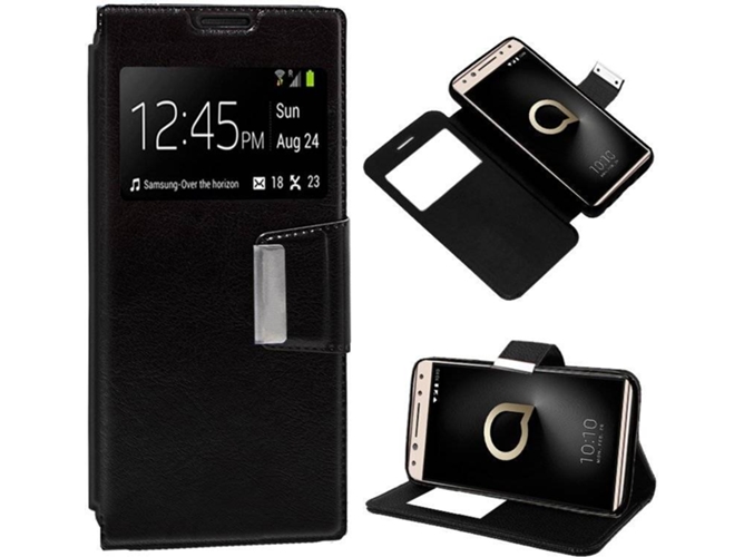 Funda Alcatel 5 COOL Flip Negro