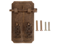 Juego De Tiradores De Puerta Estilo Chino, De Cobre Antiguo, Para Armarios Y Vestidores