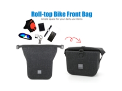 Bolsa Impermeable Para Manillar De Bicicleta Con Cesta Delantera De 2 Litros Para Bicicletas De Carretera Y Mtb.