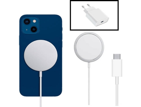 Kit Cargador GIFT4ME iPhone 13 (20 W - Type-C - Blanco)
