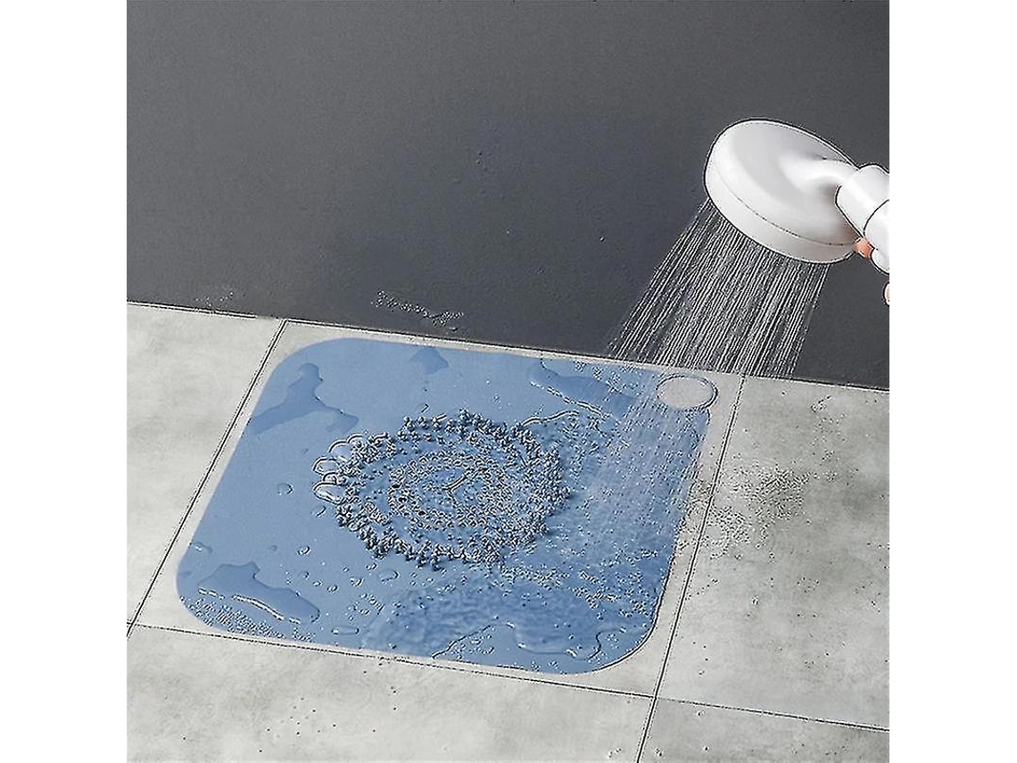 Captador De Cabello Para Drenaje De Regadera Filtro De Pila De Cocina Almohadilla Desodorante De Silicona Para Baño Bañera Cocina Azul