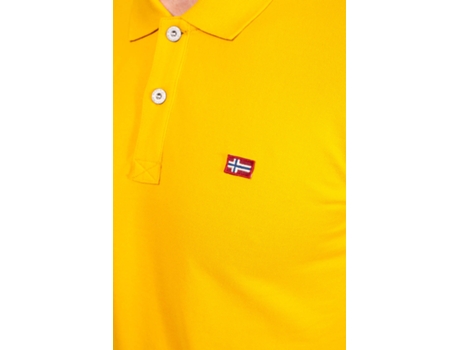 Polo de Hombre NAPAPIJRI Algodón Amarillo (M)